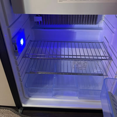 Motorhome Hire Electric Fridge Freezer