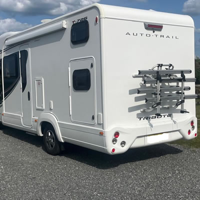 Motorhome with Bike Rack Hire Peterborough